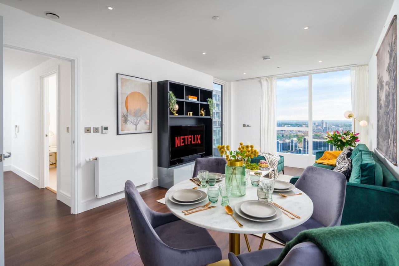 Luxurious Spacious 2Bed Suites Skyline River Views By Canary Wharf Londen Buitenkant foto